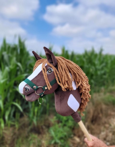 Hobby Horse Mały koń na kiju Premium - western ciemnogniady z ciemną grzywą A4 Hobby Horse Mały koń na kiju Premium - western ciemnogniady z ciemną grzywą A4