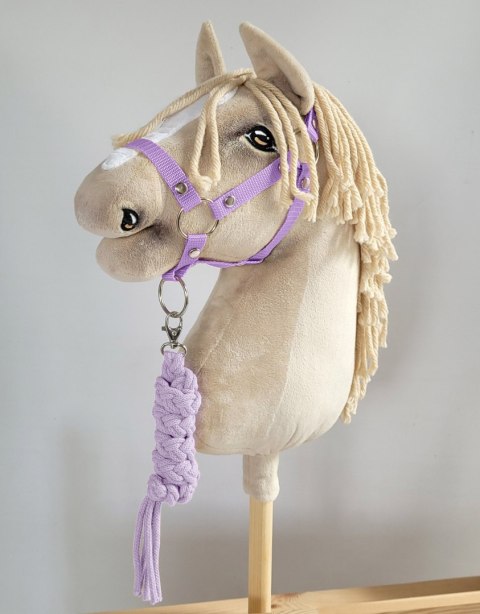 Zestaw do Hobby Horse: kantar A3 + uwiąz ze sznurka - fioletowy Zestaw do Hobby Horse: kantar A3 + uwiąz ze sznurka - fioletowy