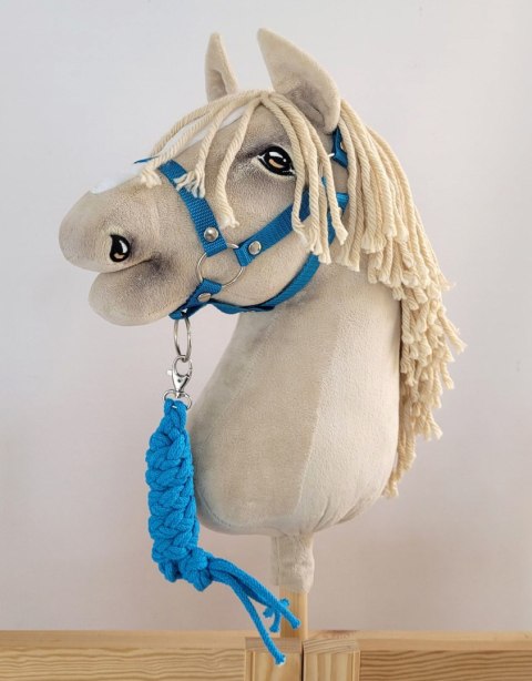 Zestaw do Hobby Horse: kantar A3 + uwiąz ze sznurka - turkus Zestaw do Hobby Horse: kantar A3 + uwiąz ze sznurka - turkus