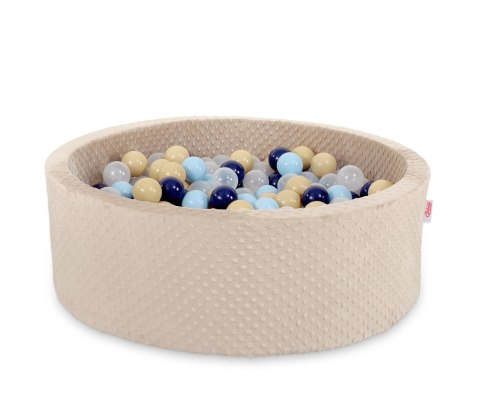 Suchy basen minky H-30 cm z piłkami 200szt.- beżowy Suchy basen minky H-30 cm z piłkami 200szt.- beżowy