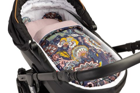 KOMPLET DO WÓZKA WAFEL BOHO BRUDNY RÓŻ KOMPLET DO WÓZKA WAFEL BOHO BRUDNY RÓŻ