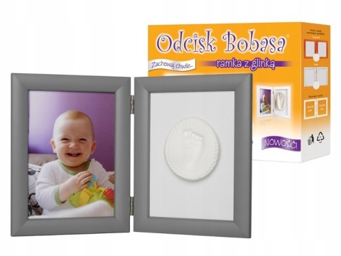 RAMKA 2 GLINKA SZARA- ODCISK BOBASA RAMKA 2 GLINKA SZARA- ODCISK BOBASA