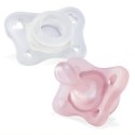 128419 SMOCZEK PHYSIOFORMA MINI SILIKONOWY 0-2M 2SZT DZIEWCZYNKA