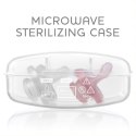 128419 SMOCZEK PHYSIOFORMA MINI SILIKONOWY 0-2M 2SZT DZIEWCZYNKA