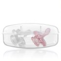 128419 SMOCZEK PHYSIOFORMA MINI SILIKONOWY 0-2M 2SZT DZIEWCZYNKA