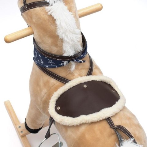 46437 KOŃ NA BIEGUNACH Z MELODIĄ BRĄZOWY Z CHUSTĄ