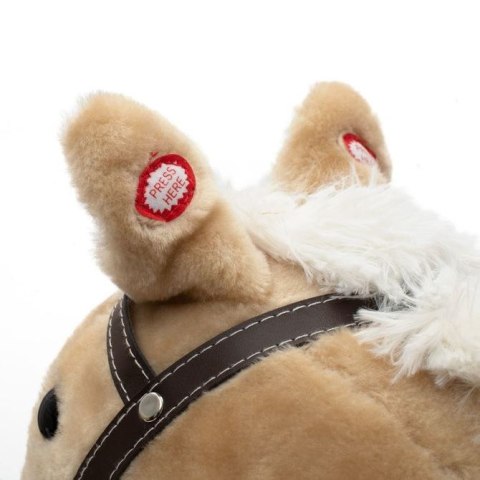 46437 KOŃ NA BIEGUNACH Z MELODIĄ BRĄZOWY Z CHUSTĄ