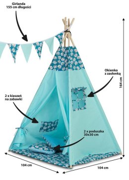 TIPI NAMIOT INDIANIE MIĘTOWY