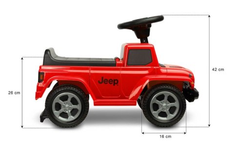 JEŹDZIK JEEP RUBICON PINK JEŹDZIK JEEP RUBICON PINK