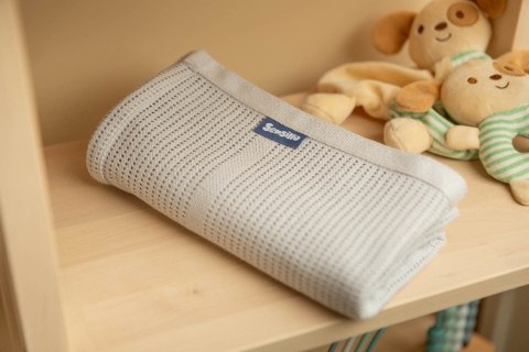 KOC AŻUROWY LULU JASNY SZARY