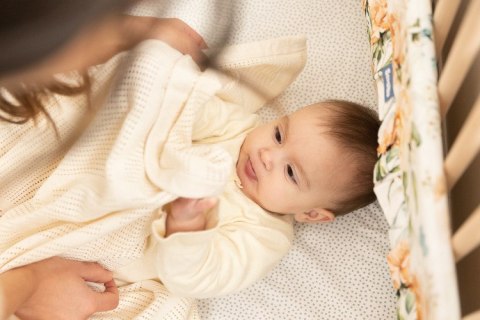 KOC AŻUROWY LULU JASNY SZARY