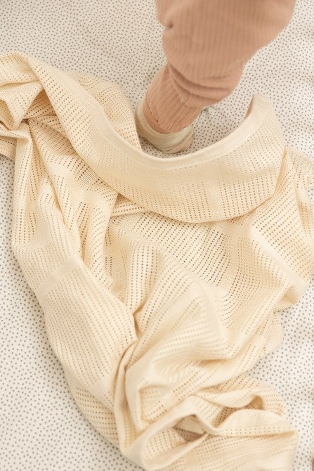 KOC AŻUROWY LULU JASNY SZARY