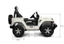 TERENOWY POJAZD NA AKUMULATOR JEEP RUBICON WHITE