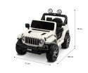 TERENOWY POJAZD NA AKUMULATOR JEEP RUBICON WHITE