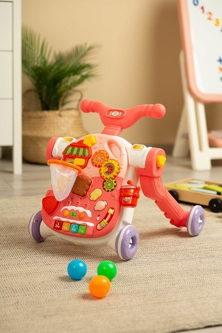 WIELOFUNKCYJNY CHODZIK 5W1 PINK WIELOFUNKCYJNY CHODZIK 5W1 PINK