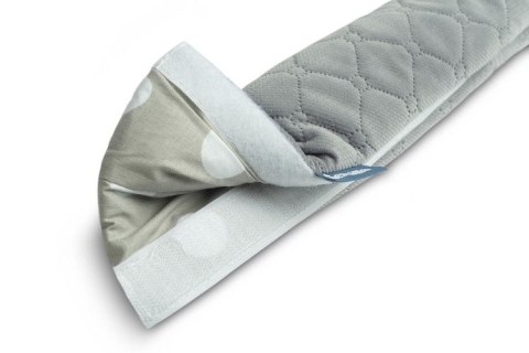 OCHRANIACZ NA GÓRNĄ KRAWĘDŹ ŁÓŻECZKA - VELVET SZARY