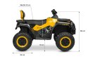 POJAZD NA AKUMULATOR RUSH YELLOW