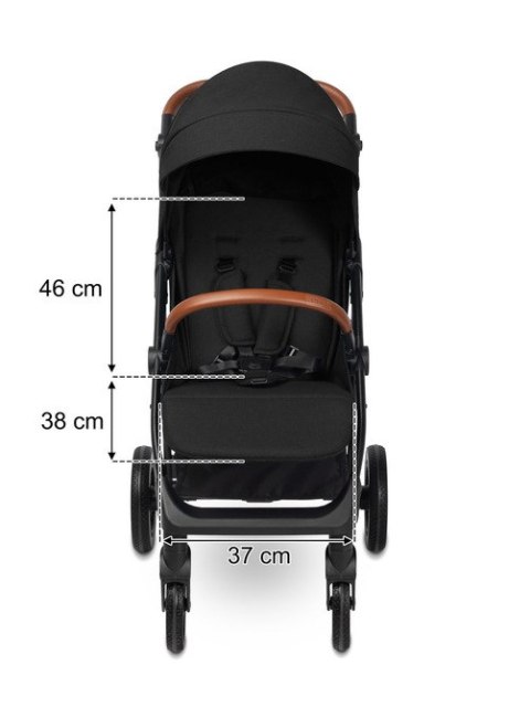 WÓZEK SPACEROWY ELMA BLACK WÓZEK SPACEROWY ELMA BLACK